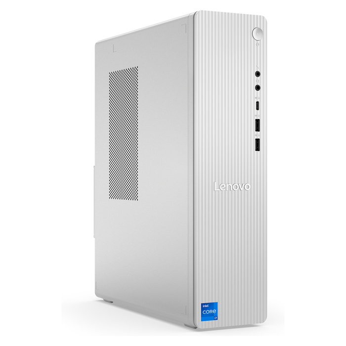 Lenovo IdeaCentre 3 08IRR9 SFF Torre, PC Intel Core i5-14400 (4.7GHz), 16GB RAM DDR5, SSD 512GB NVMe M.2, Wi-Fi 6, Bluetooth 5.2, Windows 11 Home, Gris