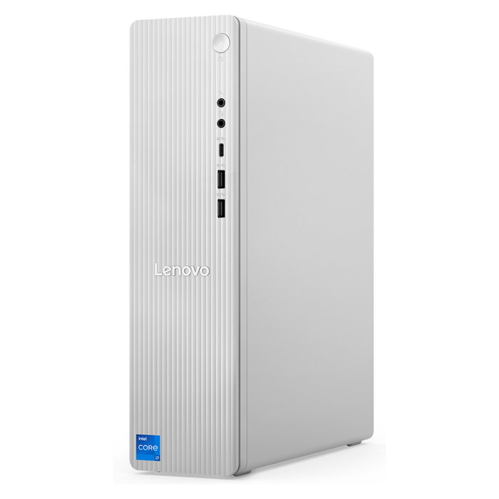 Lenovo IdeaCentre 3 08IRR9 SFF Torre, PC Intel Core i5-14400 (4.7GHz), 16GB RAM DDR5, SSD 512GB NVMe M.2, Wi-Fi 6, Bluetooth 5.2, Windows 11 Home, Gris