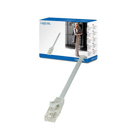 LogiLink Cable Patch Cat.5e U/UTP 10m gris LogiLink Cable Patch Cat.5e U/UTP 10m gris