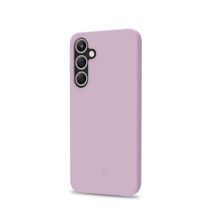 Celly CROMO1063PK Funda Protectora Samsung Galaxy A35 5G, Silicona y TPU Resistente a Golpes, Color Rosa