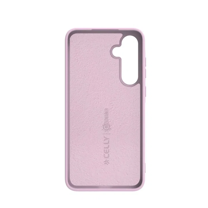 Celly CROMO1063PK Funda Protectora Samsung Galaxy A35 5G, Silicona y TPU Resistente a Golpes, Color Rosa