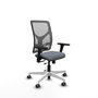 PIQUERAS Y CRESPO Silla de oficina Motilla Gris con Brazos 3D y Mecanismo Sincro/Traslack