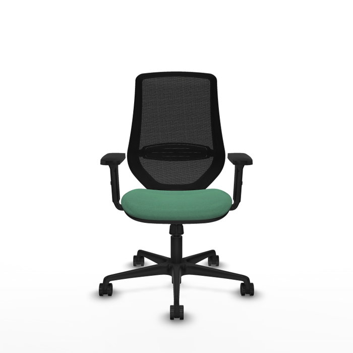 PIQUERAS Y CRESPO Silla de oficina Mardos Verde esmeralda y Negro PIQUERAS Y CRESPO Silla de oficina Mardos Verde esmeralda y Negro