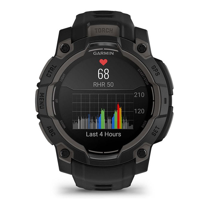 Garmin Instinct 3 Smartwatch Reloj Inteligente GPS, 45 mm, Negro, 010-02936-00
