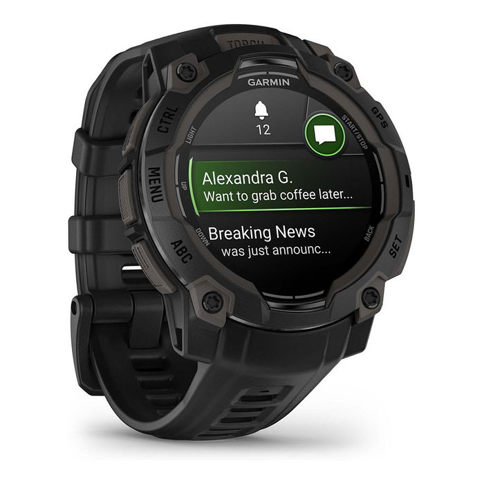 Garmin Instinct 3 Smartwatch Reloj Inteligente GPS, 45 mm, Negro, 010-02936-00