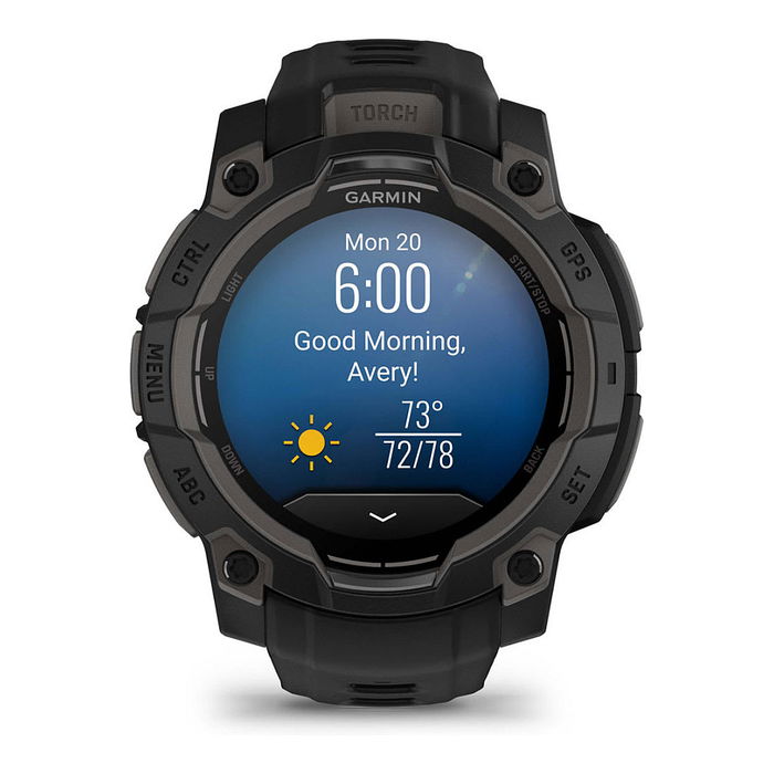 Garmin Instinct 3 Smartwatch Reloj Inteligente GPS, 45 mm, Negro, 010-02936-00