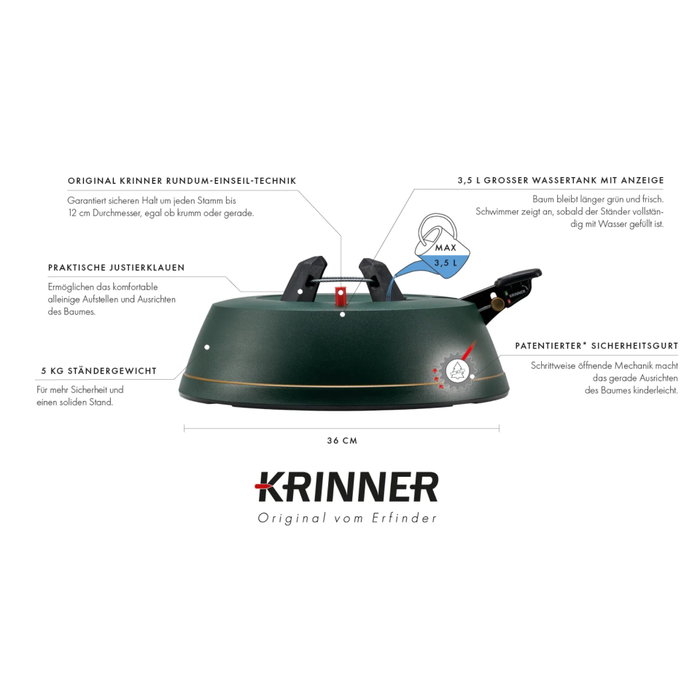 Krinner Comfort Grip+ M 2,5 m / 12 cm / 3,5 L