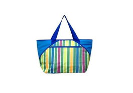 Poessa Nevera Colección Montesca 30,5 Litros Tejido Polyester 600D/PE y PE Foam Medidas 50x16x38cm Azul Naranja