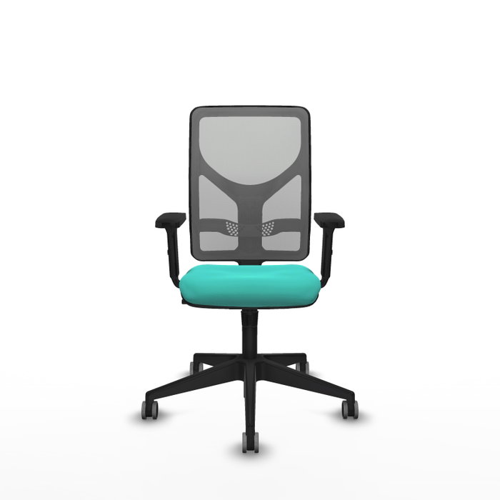 PIQUERAS Y CRESPO Silla de oficina Motilla con mecanismo Sincro, Turquesa y Gris PIQUERAS Y CRESPO Silla de oficina Motilla con mecanismo Sincro, Turquesa y Gris