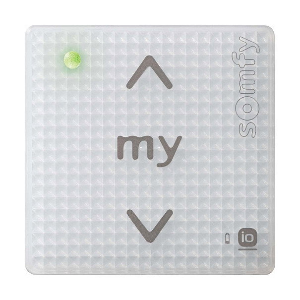 Somfy 1811093 Mando de Pared Inalámbrico RF 1 Canal, Frecuencia 433.42 MHz, Color Blanco, Tipo Funkwandsender 1 IN io Somfy 1811093 Mando de Pared Inalámbrico RF 1 Canal, Frecuencia 433.42 MHz, Color Blanco, Tipo Funkwandsender 1 IN io