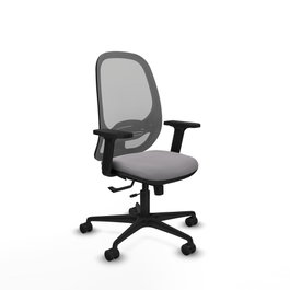 PIQUERAS Y CRESPO Silla de oficina Cilanco Gris con mecanismo Sincro/Traslack