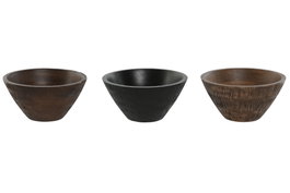 DKD Home Decor Cuencos de Mango Surtido de 3 Piezas