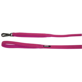 Nayeco Correa de Nylon y Neopreno Fucsia con Mosquetón de Cierre Rápido 120 cm x 2,5 cm