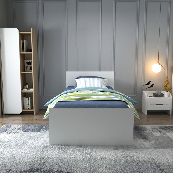 Hanah Home Somier Individual Blanco 100x193.6 cm