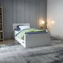 Hanah Home Somier Individual Blanco 100x193.6 cm
