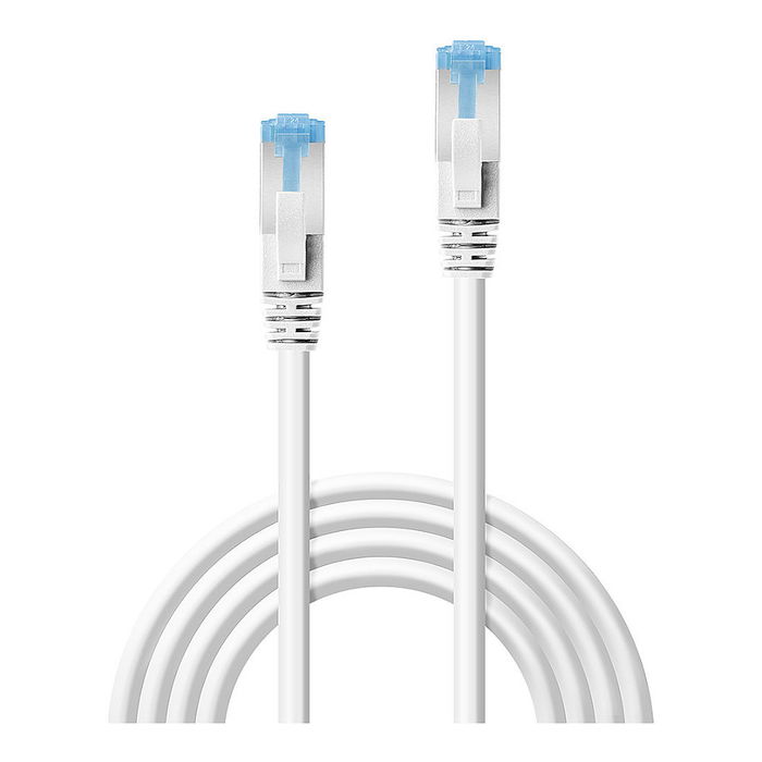 LINDY Cable de Red Patch 47194 Cat6A S/FTP PIMF LSZH Blanco 2 m, RJ-45, 1000 Mbit/s, E/A, Plug and Play