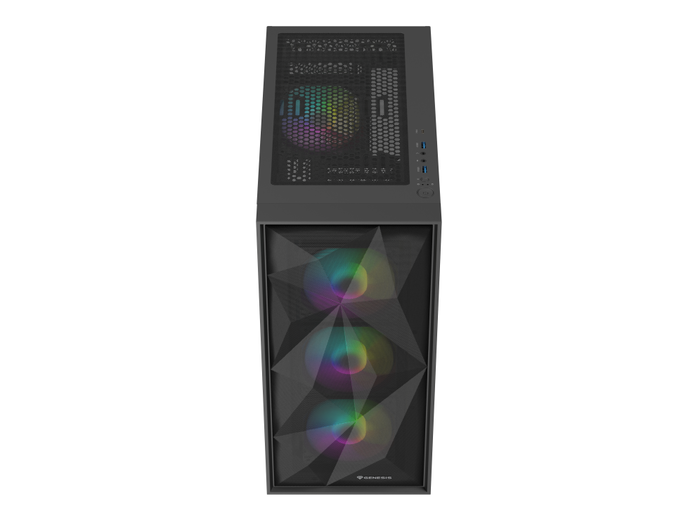 GENESIS Diaxid 605 ARGB Midi Tower Negro Iluminación ARGB