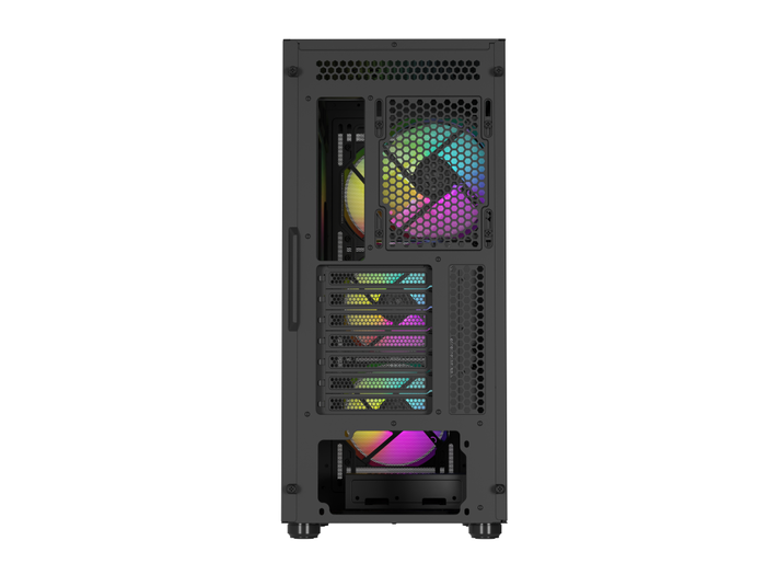 GENESIS Diaxid 605 ARGB Midi Tower Negro Iluminación ARGB