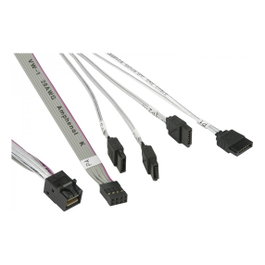 Super Micro MiniSAS a 4 SATA CBL-SAST-0631 de 0,55 m