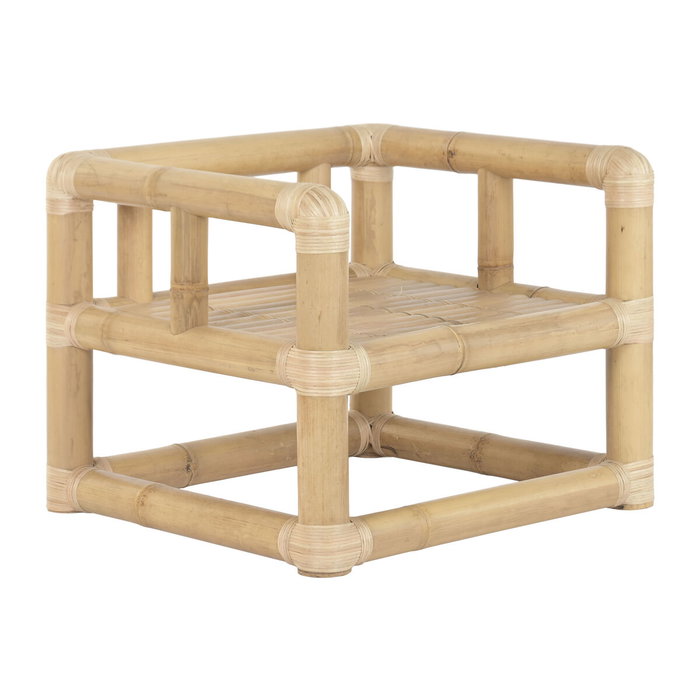 DKD Home Decor Set de Sofá de 4 Piezas en Bambú y Ratán Natural DKD Home Decor Set de Sofá de 4 Piezas en Bambú y Ratán Natural