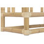 DKD Home Decor Set de Sofá de 4 Piezas en Bambú y Ratán Natural