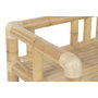 DKD Home Decor Set de Sofá de 4 Piezas en Bambú y Ratán Natural