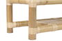 DKD Home Decor Sofá Tropical 70x60x135 cm Set 4 Bambú Ratán Natural
