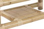 DKD Home Decor Sofá Tropical 70x60x135 cm Set 4 Bambú Ratán Natural