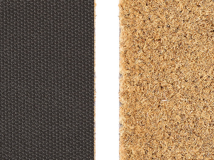 Giftdecor Felpudo Welcome Fibra de Coco Marrón y Negro 30x40 cm (Set de 10) Giftdecor Felpudo Welcome Fibra de Coco Marrón y Negro 30x40 cm (Set de 10)