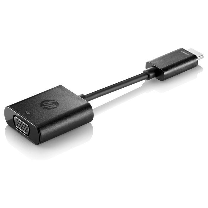 HP Adaptador HDMI a VGA H4F02AA Negro HP Adaptador HDMI a VGA H4F02AA Negro