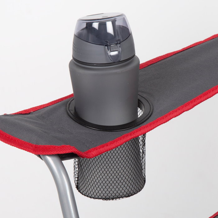 Aktive Silla baja plegable camping gris