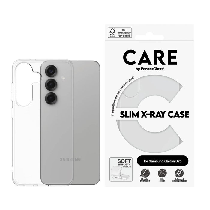 Care Case Transparent X-Ray Soft S25 para Samsung Galaxy S25 Care Case Transparent X-Ray Soft S25 para Samsung Galaxy S25