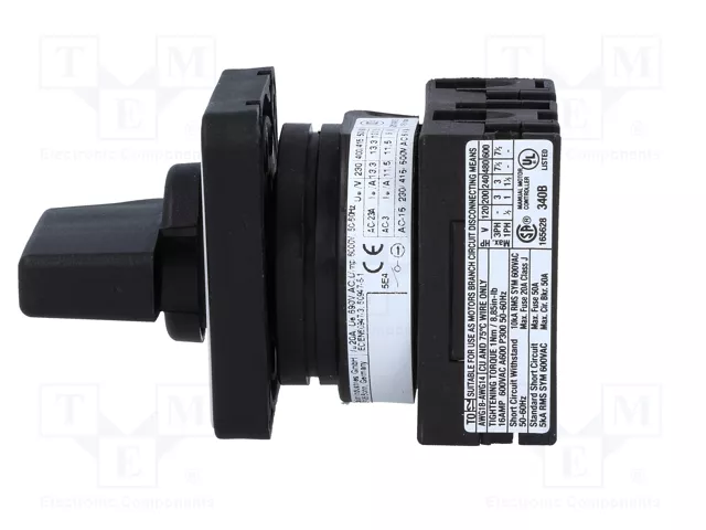 EATON ELECTRIC Interruptor de Leva 20A 3 Posiciones 0-1-2