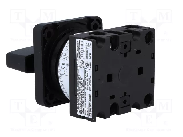 EATON ELECTRIC Interruptor de Leva 20A 3 Posiciones 0-1-2