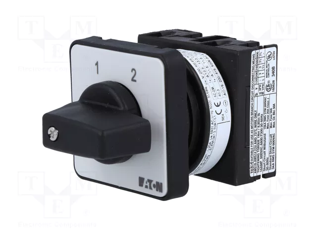 EATON ELECTRIC Interruptor de Leva 20A 3 Posiciones 0-1-2