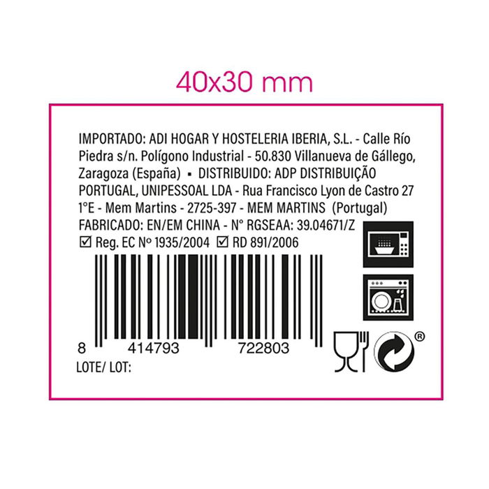 Fuente Porcelana Gastro Black Quid 36x25 cm (6 Unidades)