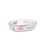 Fuente para Horno Quttin Vidrio Ovalado 600 ml 17,6 x 12,7 x 4 cm (6 Unidades)