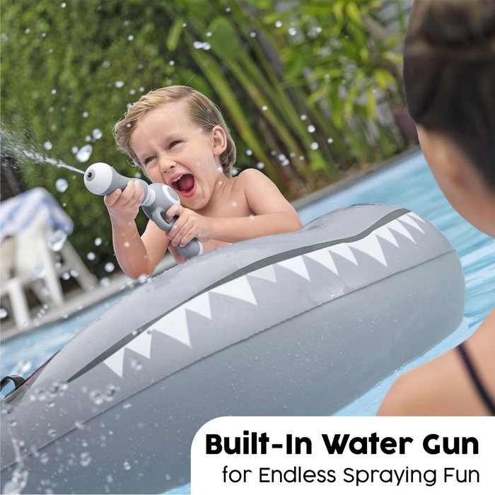 Bestway Tabla Hinchable Tiburón con Pistola de Agua 160x115 cm Bestway Tabla Hinchable Tiburón con Pistola de Agua 160x115 cm