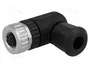 HARTING Conector M12 Hembra 8 Pines Angular 90°