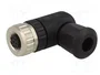 HARTING Conector M12 Hembra 8 Pines Angular 90°