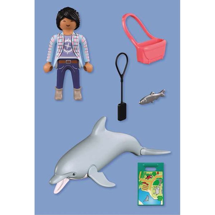 PLAYMOBIL My Life Zoo: Delfín y Visitante PLAYMOBIL My Life Zoo: Delfín y Visitante