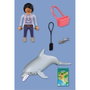 PLAYMOBIL My Life Zoo: Delfín y Visitante