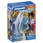 PLAYMOBIL Zoo Delfín y Visitante 72091, Figura de Delfín Móvil con Aleta y Accesorios, Juguete para Niños +4 Años, Idioma Español