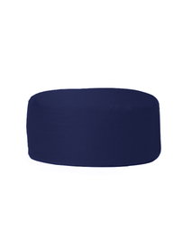 Atelier Del Sofa Puf de Jardín Redondo Azul Oscuro 55x30 cm, Resistente al Agua