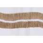 DKD Home Decor Cortina de Algodón y Yute 140x260 cm con Anillas Blanco/Natural