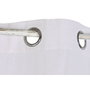 DKD Home Decor Cortina de Algodón y Yute 140x260 cm con Anillas Blanco/Natural