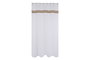 DKD Home Decor Nature23 Cortina Algodón Yute Poliéster Blanco Natural 260 x 260 x 140 cm
