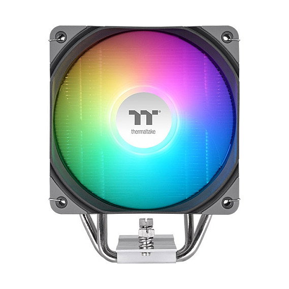 Thermaltake UX400 ARGB Air Cooler CPU Cooler - Refrigerador de Aire 120mm, PWM, 4 Tubos de Calor, TDP 240W, RGB Multi-Color, Negro, LGA/AM4/AM5