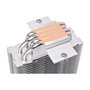 Thermaltake UX400 ARGB Air Cooler CPU Cooler - Refrigerador de Aire 120mm, PWM, 4 Tubos de Calor, TDP 240W, RGB Multi-Color, Negro, LGA/AM4/AM5