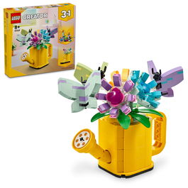 LEGO 31149 Creator 3 en 1 Flores en Regadera - Set de Construcción con Flores, Mariposas y Opción de Transformar en Bota o Pájaros para Niños +8 Años